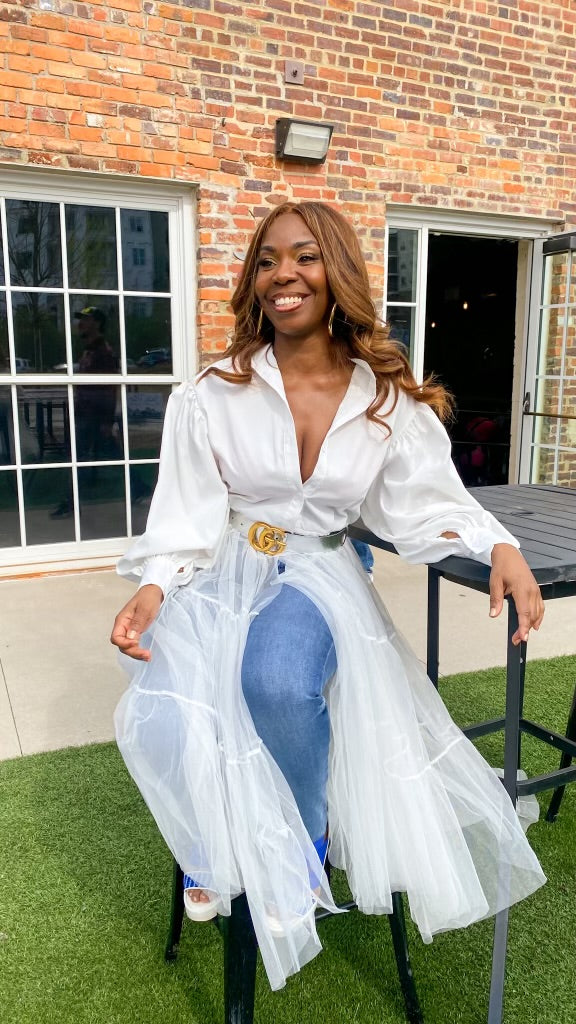 Tulle Death Do Us Part Top